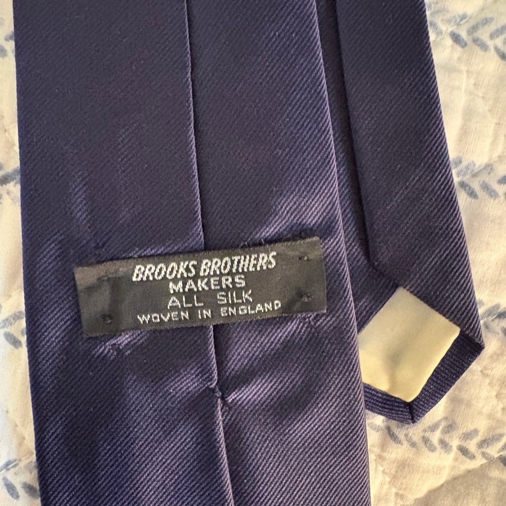Brooks Brothers Purple Silk Tie vintage